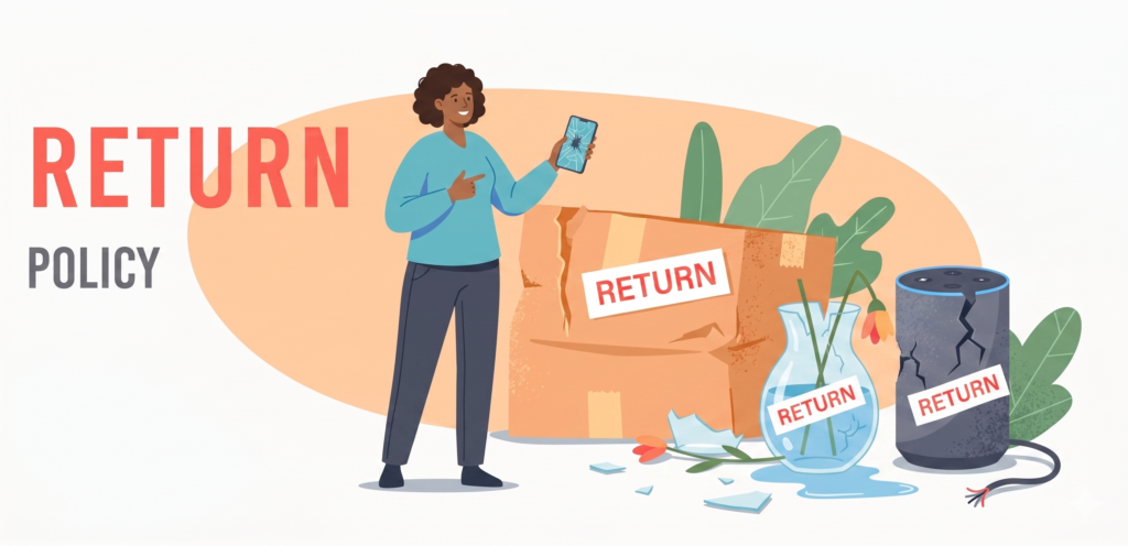 an illustration image of return policy