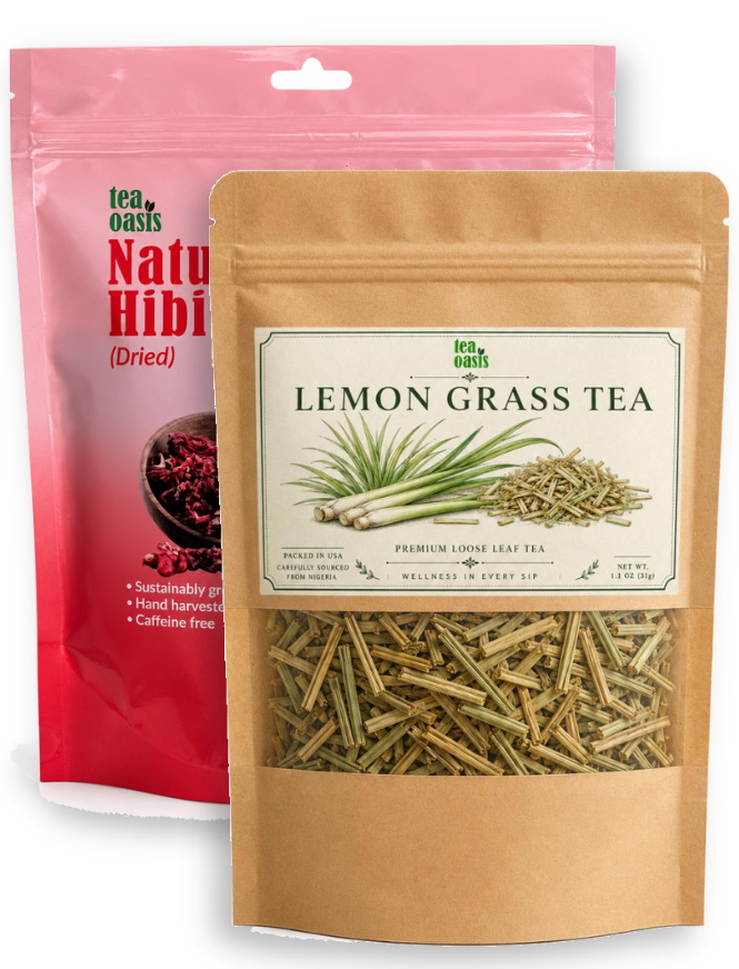 Tea Oasis Hibiscus & Lemon Grass Combo